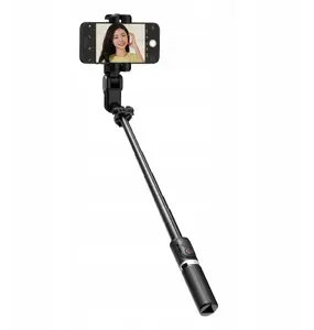 Gimbal, selfie stick and LED lamp combo Hohem M1 Pro — smartphone stabilizer with remote control