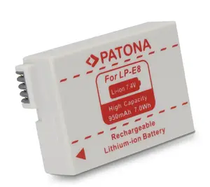 Fotokameras/filmēšanas akumulators PATONA 1077 Lithium‑Ion 950 mAh, 1 gab.