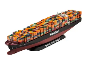 Cargo ship model REVELL COLOMBO EXPRESS assembly kit, scale 1:700, length 479 mm