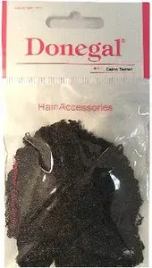 Hair Net Donegal 275905 — coarse brown hairnet for styling and salon use