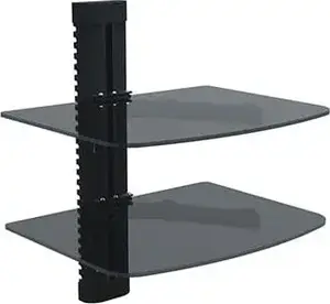 Stikla plaukts televizoram Red Eagle TWO — dubultais plaukts TV un ierīcēm, modelis TWO Opticum