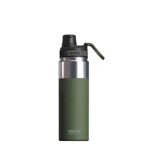 Termosflakons asobu Alpine Flask Hiking 530 ml, nerūsējošais tērauds, zaļš