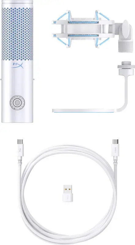 HyperX QuadCast 2 USB Microphone Frost Photo 9
