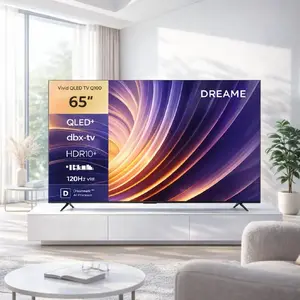 Televizors Dreame Vivid Q100 65", QLED+, 4K UHD, Google TV,  120Hz, AI processors, melns