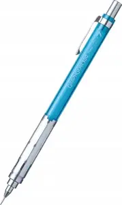 Mechanical pencil PENTEL GraphGear 300 0.7 mm, black — metal grip, retractable tip