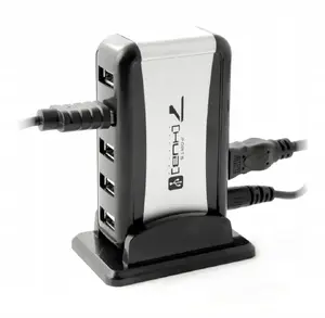 USB 7 portu koncentrators ar barošanas bloku Anker K462A — USB 2.0, 7 porti