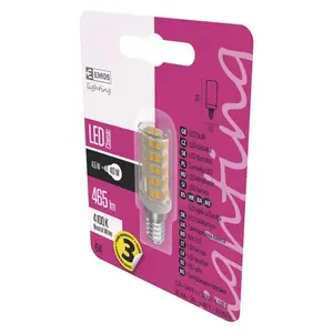 LED spuldze EMOS ZQ9141 E14 4.5 W (465 lm) Neitrāli balta 4100 K, CRI 80