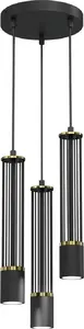 Pakaramā lampa MILAGRO ESTILO 3xGU10, modelis MLP8411 — pakaramais ar 3 GU10 ligzdām