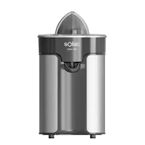 Elektriskā citruspresē Solac Stillo 100 — 100 W, nerūsējošā tērauda korpuss, vads 1,5 m, 155×155×290 mm