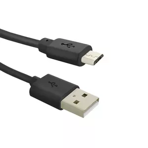 USB kabelis QOLTEC USB-A uz Micro-USB B 0,25 m USB 2.0 melns