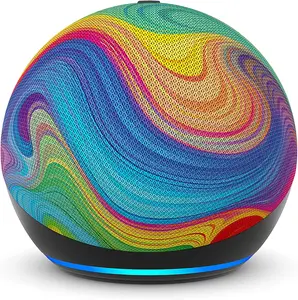 Viedais skaļrunis Amazon Echo Dot Kids (5. paaudze) — Alexa, sfērisks, daudzkrāsains, 4,4 cm skaļrunis, divjoslu Wi‑Fi