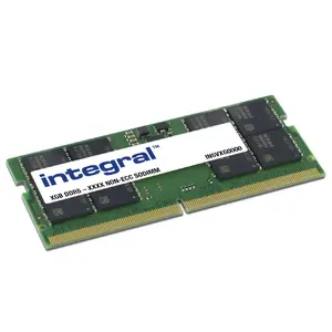 Klēpjdatora RAM modulis INTEGRAL 8GB DDR5 4800MT/s PC5-38400 SO-DIMM 262-pin 1.1V CL40