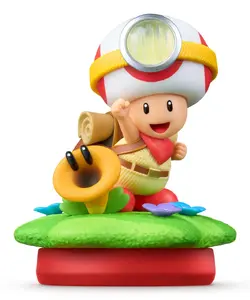 Interactive gaming figure NINTENDO Amiibo Captain Toad & Talking Flower for Nintendo Switch 2, blister pack, 1 pc