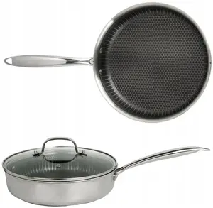Frying pan Zilan ZLN 9655, stainless steel, scratch‑resistant, 20 cm