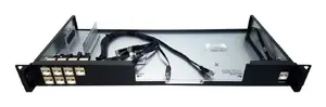Statīva montāžas paplāte SonicWall TZ 380, TZ 480, TZ 580 un TZ 680 ugunsmūriem Melna