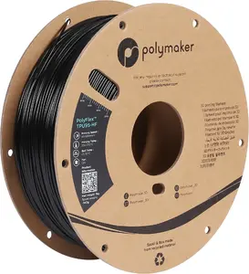 Termoplastiskais TPU-95A 3D drukas diegs Polmask PD03001 Melns 1.75 mm 1 kg