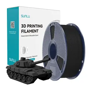Sunlu PLA+ High-Speed melns 3D-drukāšanas materiāls — PLA+ ātrgaitas formula, melns