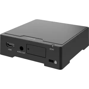 Axiom Axis D1110 4K video decoder, max resolution 3840 x 2160, 1x Ethernet (RJ-45), black
