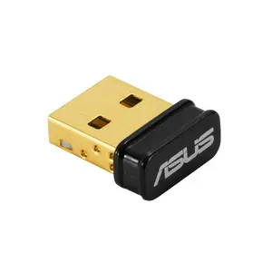 ASUS USB-BT600 Wireless Bluetooth USB Adapter with 1.5 Mbit/s Maximum Data Transfer Rate in Black and Gold