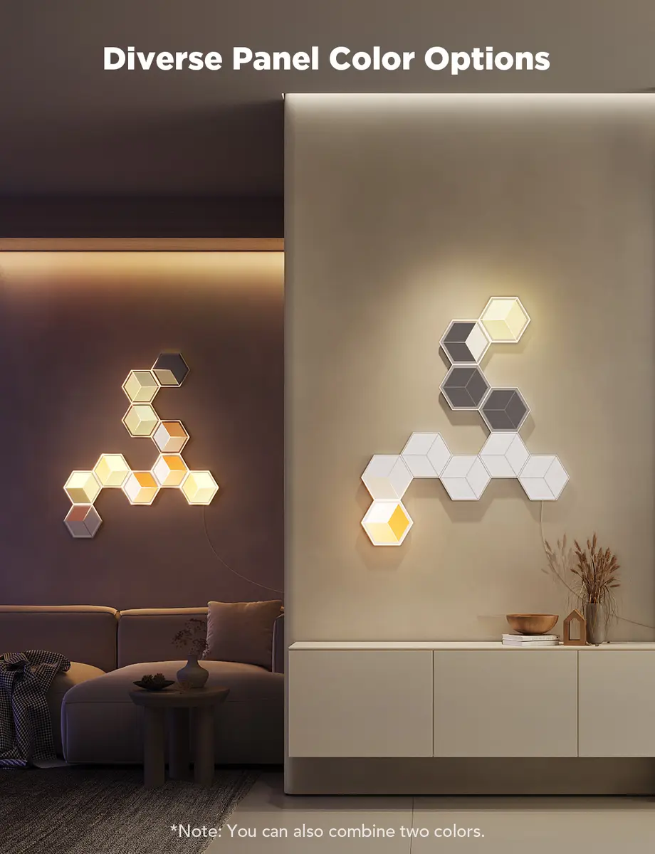 Govee Glide Hexagon Light Panels Ultra Expansion Pack Photo 10