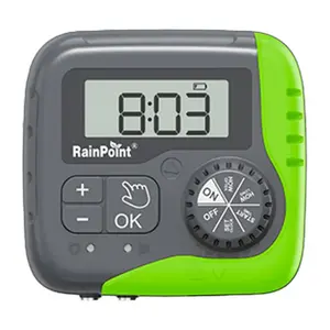 Saules laistīšanas komplekts RainPoint IK15P — saules enerģijas vadības komplekts dārza laistīšanai