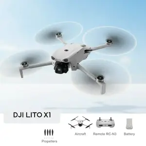 DJI Lito X1 Kvadrokopteris 48 MP Pelēks ar 21000 m darbības attālumu, 42 GB iebūvēto atmiņu, Wi-Fi 6 un Bluetooth 5.4