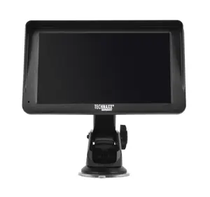 Автомобильный мультимедийный монитор Technaxx TX-361 — 7" (17,8 см) ёмкостный сенсорный экран, Wi‑Fi двухдиапазонный, Bluetooth, 50 Вт, DAB/FM, USB‑A и USB‑C, установка на лобовое/панель