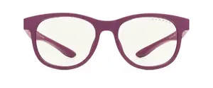 Datorbrilles GUNNAR Rush Kids Small — unisex apaļa ietvars, lēcas platums 4,6 cm, kājiņas 12 cm, cieta futrāle