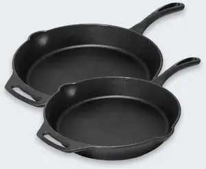 Čuguna pannas komplekts Petromax 25 cm un 30 cm — Petromax FP-SET-25-30
