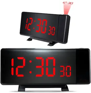 Retoo E818 Alarm Clock with Projector and 8-inch Display