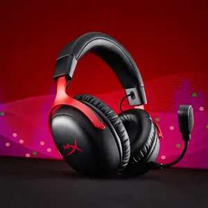 HyperX Cloud III S Wireless spēļu austiņas, pilna izmēra, melnas