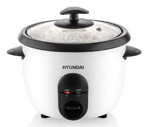 Rīsu vārāmais katls Hyundai RC 100, 1 l, 365 W, balts un melns