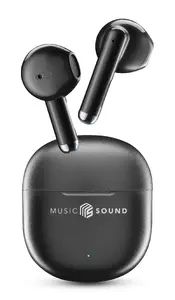Cellularline Music Sound Breeze bezvadu austiņas Bluetooth True Wireless Stereo melnas binaurālas intraaurālas ar iebūvētu mikrofonu