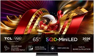 Televizors TCL C8L 65" 4K Ultra HD SQD-Mini LED Google TV Wi-Fi Melns 6000 cd/m² 144Hz