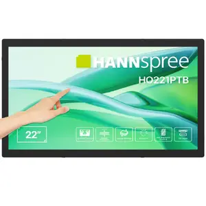 Hannspree HO221PTB Open Frame Skārienjutīgais Monitors 21.45" Full HD LCD 1920 x 1080 600 cd/m² Iebūvēti Skaļruņi Melns