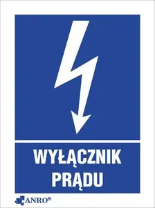 ANRO Electrical Switch Sign 148 x 210mm