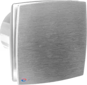 VENTS 100LDAMET aksiālais ventilators 100mm 14W 88m3/h 33dB matēts alumīnijs
