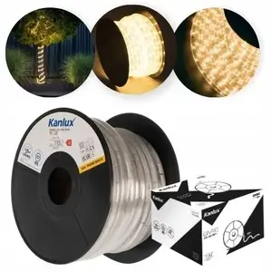 Kanlux GIVRO LED gaismas virtene 50m, 2W/m, 110lm/m, 3000K, IP65, UV izturīga