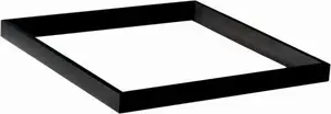 ECOLIGHT2 virsapmetuma rāmis 60x60cm LED paneļiem, alumīnija, melns