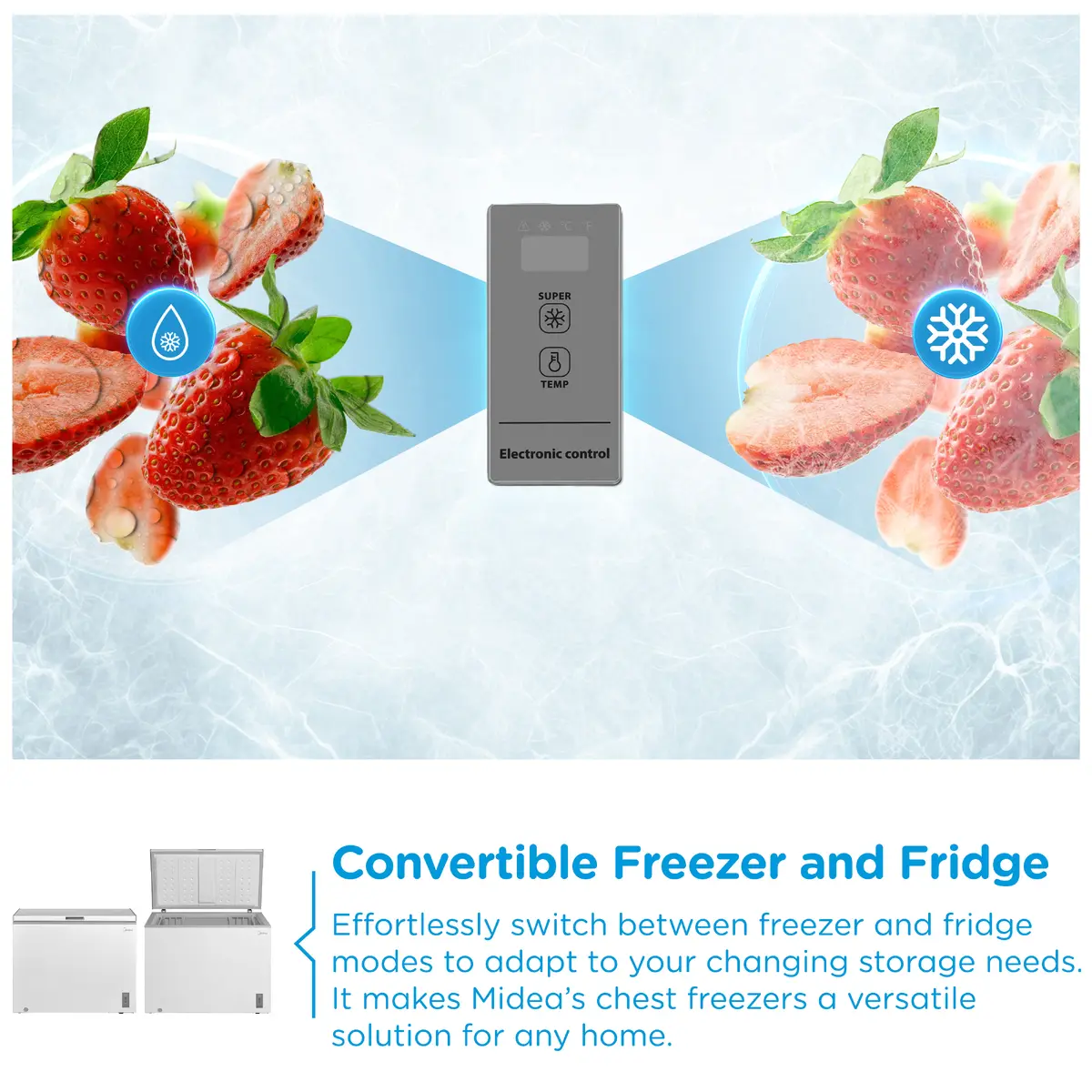 Midea MDRC345FZE01 Chest Freezer Photo 7