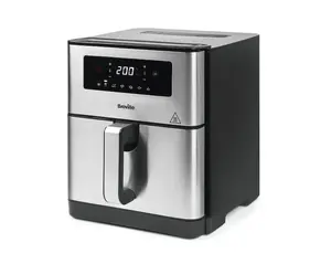 Breville VDF131X Oil-Free Air Fryer, 9L, 1700W, 6 Programs, Digital Touch Control