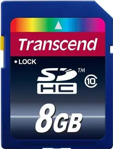 Transcend SDHC Memory Card 8GB Class 10