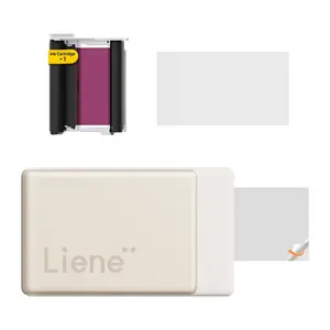 Liene Pearl N200 Pro portatīvais foto printeris 2x3 collas zelta krāsā