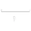 Springos PVC Cover Profile for Balcony and Fence, 100 cm Photo 6