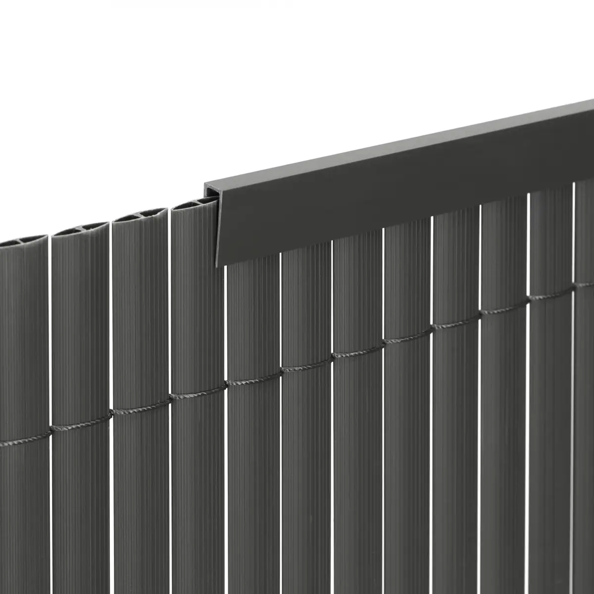 Springos PVC Cover Profile for Balcony and Fence, 100 cm Photo 9