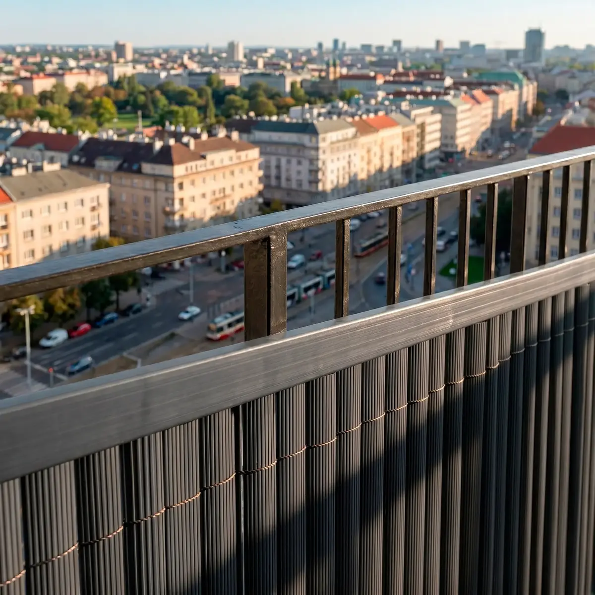 Springos PVC Cover Profile for Balcony and Fence, 100 cm Photo 10