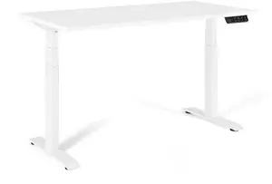 UNIQUE ACTIVE I elektriski regulējams galds 160x70 cm balts