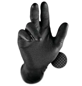 Grippaz Nitrile Gloves Size L, 50 Pieces