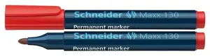 Перманентный маркер Schneider 130, красный, толщина линии 1-3 мм