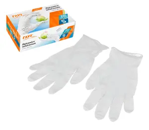 Simple Solution Latex Powdered Gloves, Size S, 100 Pieces